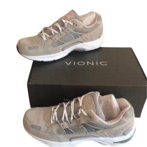 Vionic Men's‎ 23Walk Sneaker Grey Suede Size 9 Comfort